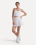 Aeris Court Skirt - White