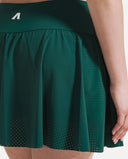 Aeris Court Skirt - Pine Green