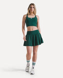 Aeris Court Skirt - Pine Green