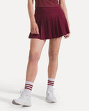 Grand Pleat Skirt - Bordeaux