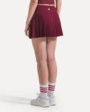 Grand Pleat Skirt - Bordeaux