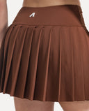 Grand Pleat Skirt - Espresso