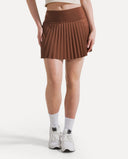 Heritage Pleated Skirt - Espresso