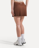 Heritage Pleated Skirt - Espresso
