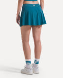 Halo Court Skirt - Petrol Blue