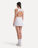 Court Pleated Dress - White
