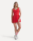 Airflow Dress - Cherry Red