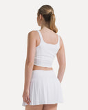 Sculpt Court Top - White