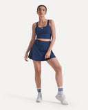 Sculpt Court Top - Midnight Navy