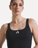 Sculpt Court Top - Black