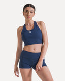 Crossback Court Top - Midnight Navy