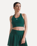 Crossback Court Top - Pine Green