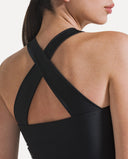 Crossback Court Top - Black