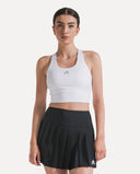 Crossback Court Top - White