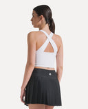 Crossback Court Top - White