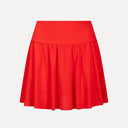 Aeris Court Skirt - Cherry Red