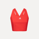 Crossback Court Top - Cherry Red