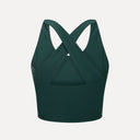 Crossback Court Top - Pine Green