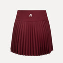 Heritage Pleated Skirt - Bordeaux