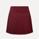 Heritage Pleated Skirt - Bordeaux