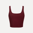 Sculpt Court Top - Bordeaux