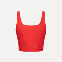 Sculpt Court Top - Cherry Red