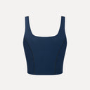 Sculpt Court Top - Midnight Navy
