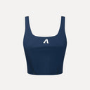 Sculpt Court Top - Midnight Navy