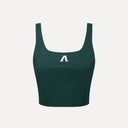 Sculpt Court Top - Pine Green