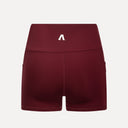 Crossback Pleated Court Dress - Bordeaux