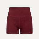 Crossback Pleated Court Dress - Bordeaux